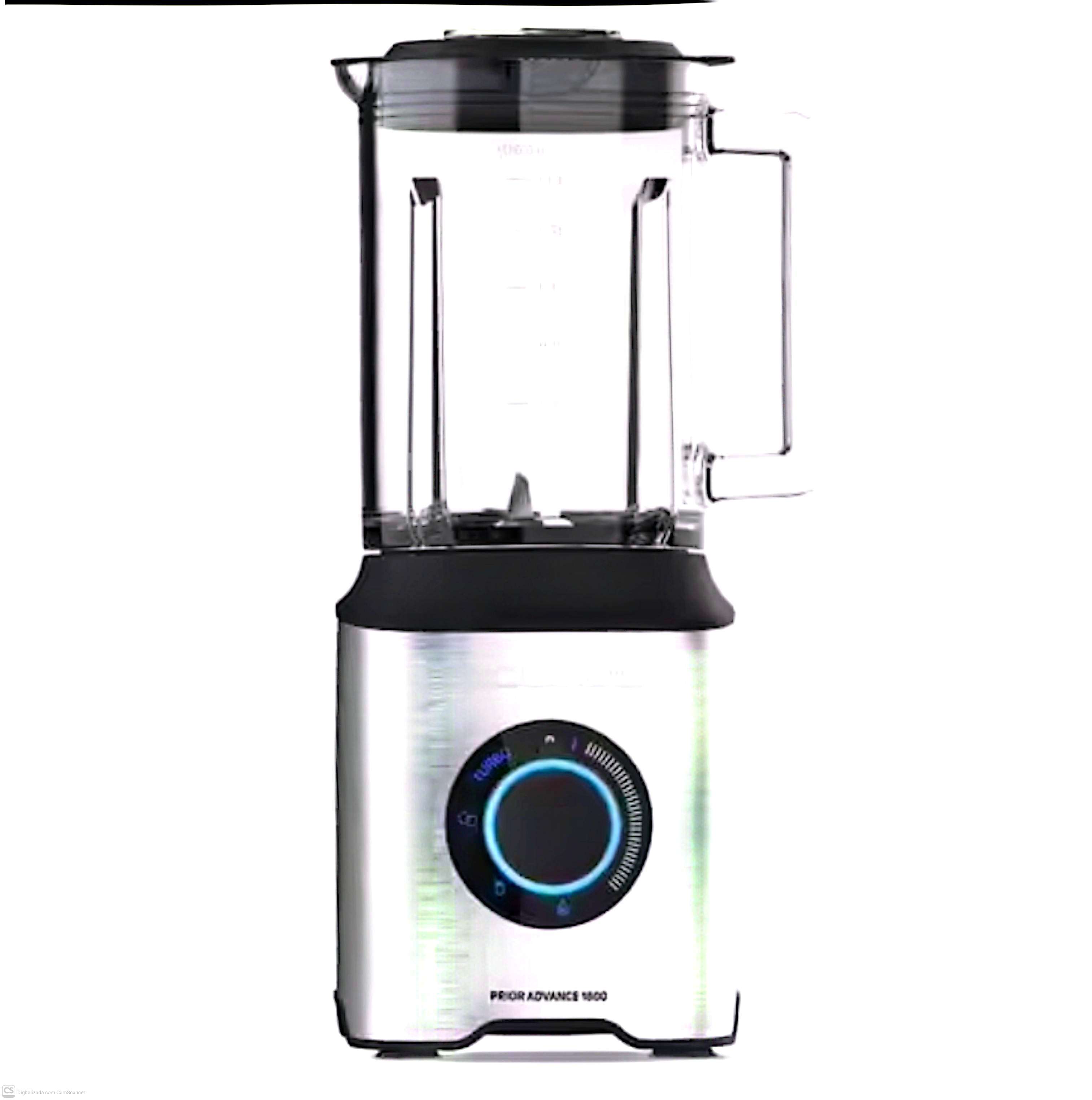 Liquidificador Taurus Prio Advance 1800W, 2L, Jarro de Vidro, 6 Lâminas em aço inoxidável,  picador de gelo,comando rotativo aço